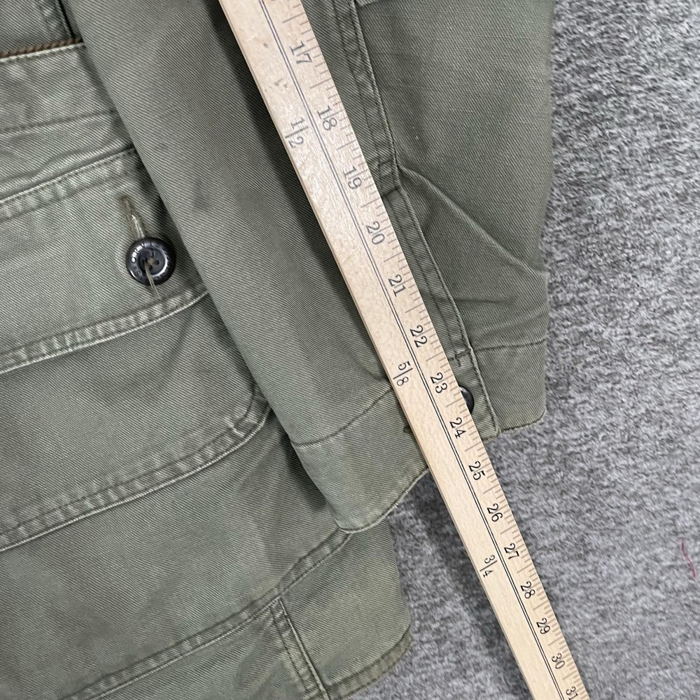 Vtg Orvis Barn Chore Coat Ames Large Forest Green Workwear Heavy Duty Distressed - Picture 6 of 13